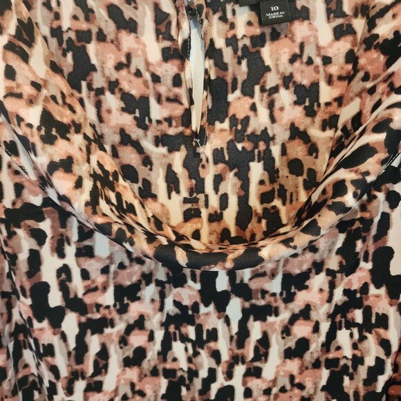 Ann Taylor Satin Cowl Neck Sleeveless Top, Size 10, Like New - Picture 4 of 6